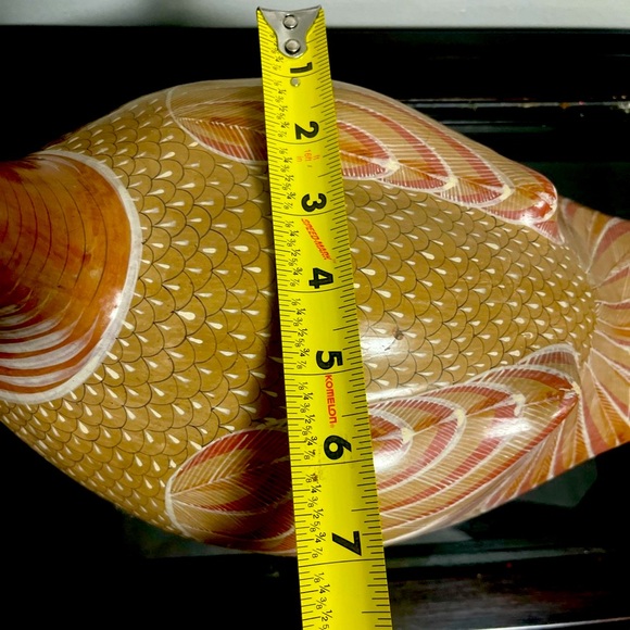 Large Vintage Tonala Mexican Duck Made in Mexico Hand Crafted & Painted Pottery - Picture 9 of 10